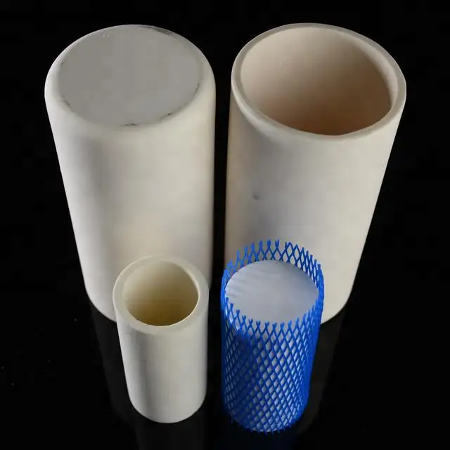 Precision casting polishing porous threaded alumina tube