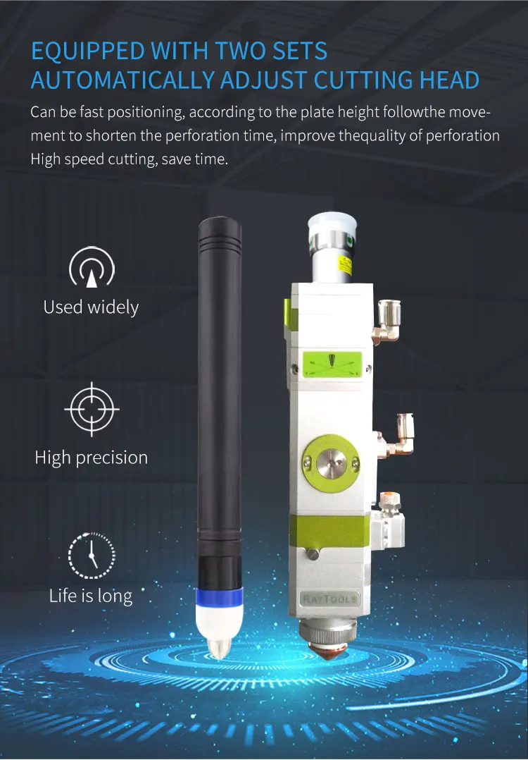 1500W Portable gantry style fiber laser cutting machine with cheaper  price from direct factory