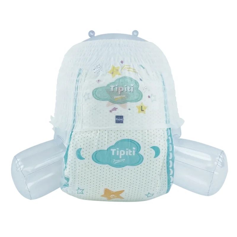 Tipiti Best Price New born Disposable Ultra Absorbent Nonwoven Fabric Baby Pants Diaper For Babies