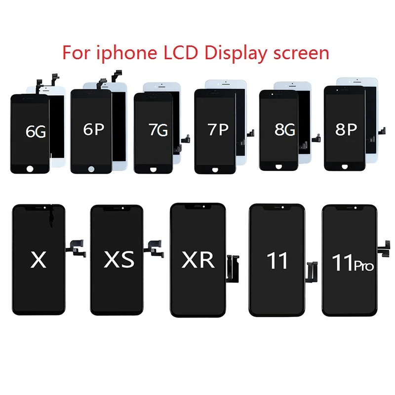 Hot Sale Mobile Phone Touch Display Incell Lcd Screen For Iphone 5 6 7 8 Plus X Xr Xs Max 11