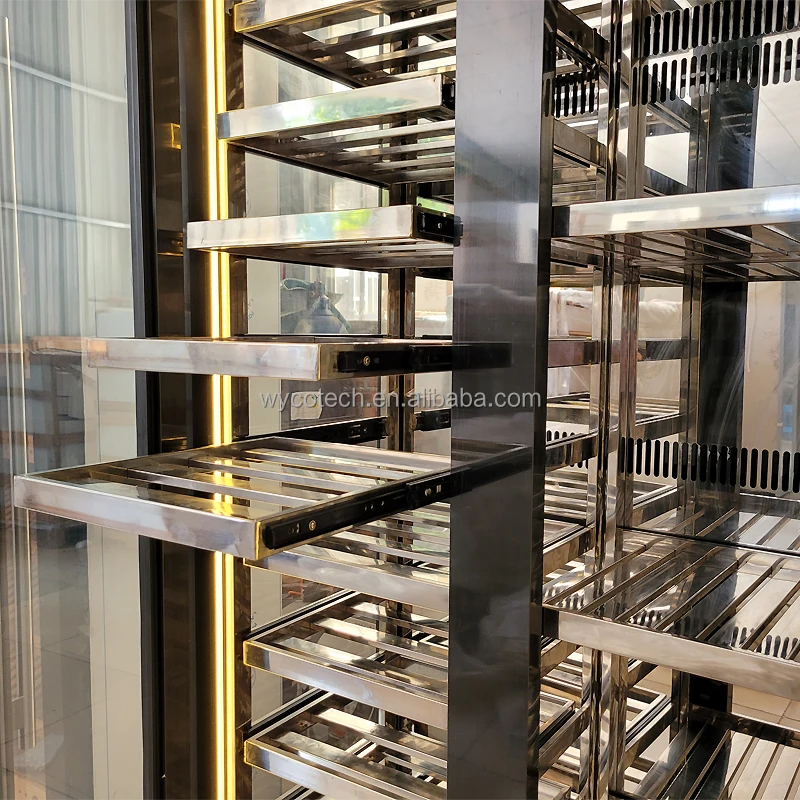 3 Side Glass Display Cooler Upright Showcase For Wine & Beverage Cooler with Cooling System and Compressor Wine Display Cabinet