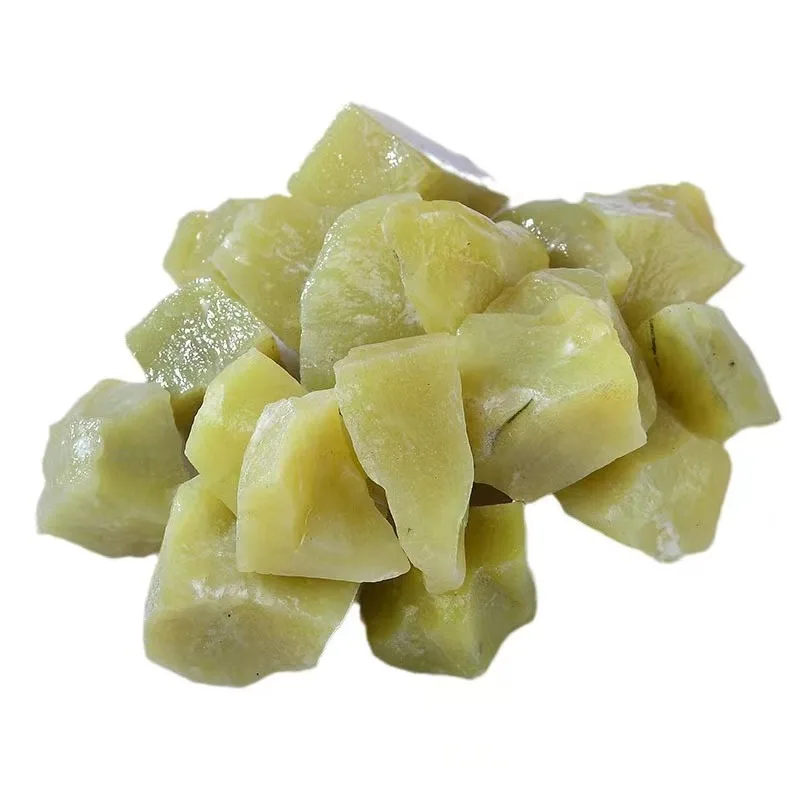 Natural best selling Crystal spiritual Healing Semi-Precious Stone Quartz Lemon Jade Raw Stone For home fengshui decorations