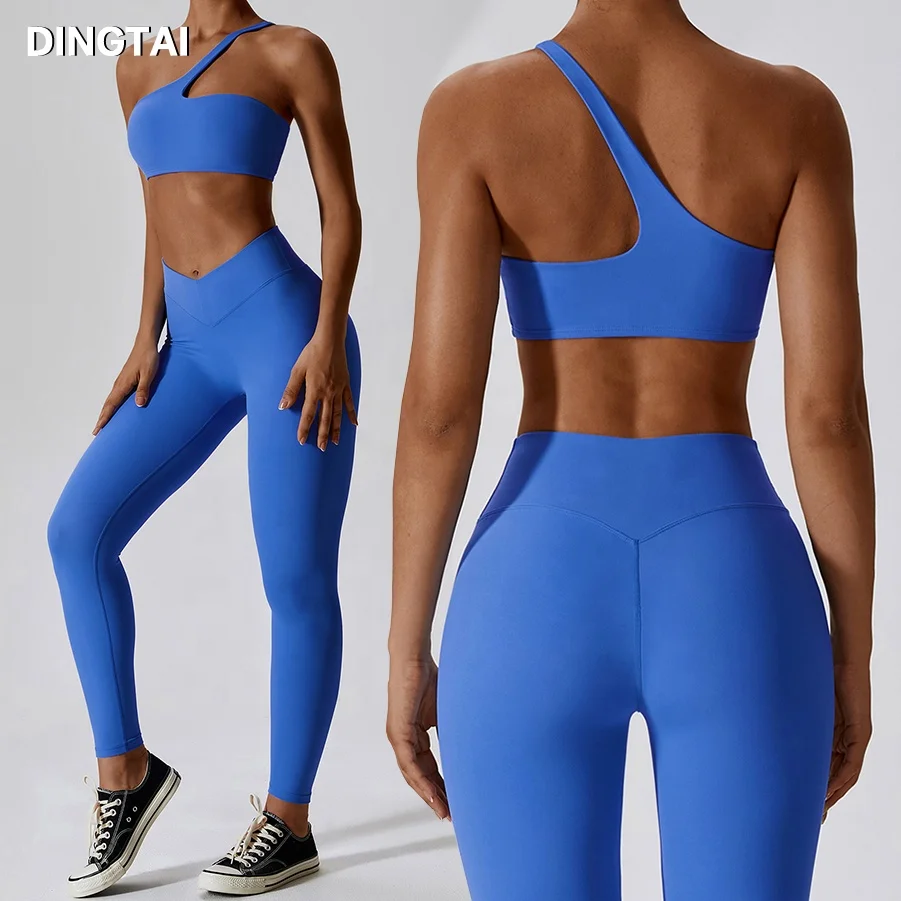 Dingtai High Quality Hot Sexy Girls Yoga Suit New Yoga Wear Workout Sportswear Gym Fitness Sets