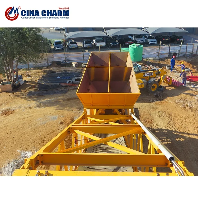 Factory Price small mini portable mobile concrete batching plant/Wholesale 25m3/h hzs25 ready concrete mixing plant supplier