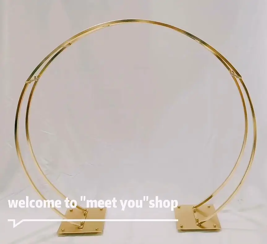 gold metal wedding centerpiece for  decoration