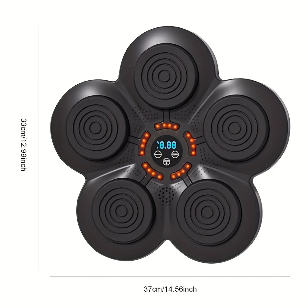 Home Boxing Target Trainer Dummy Training Fitness Wall Target Pad Light Up Smart Music Boxing Machine For Adult