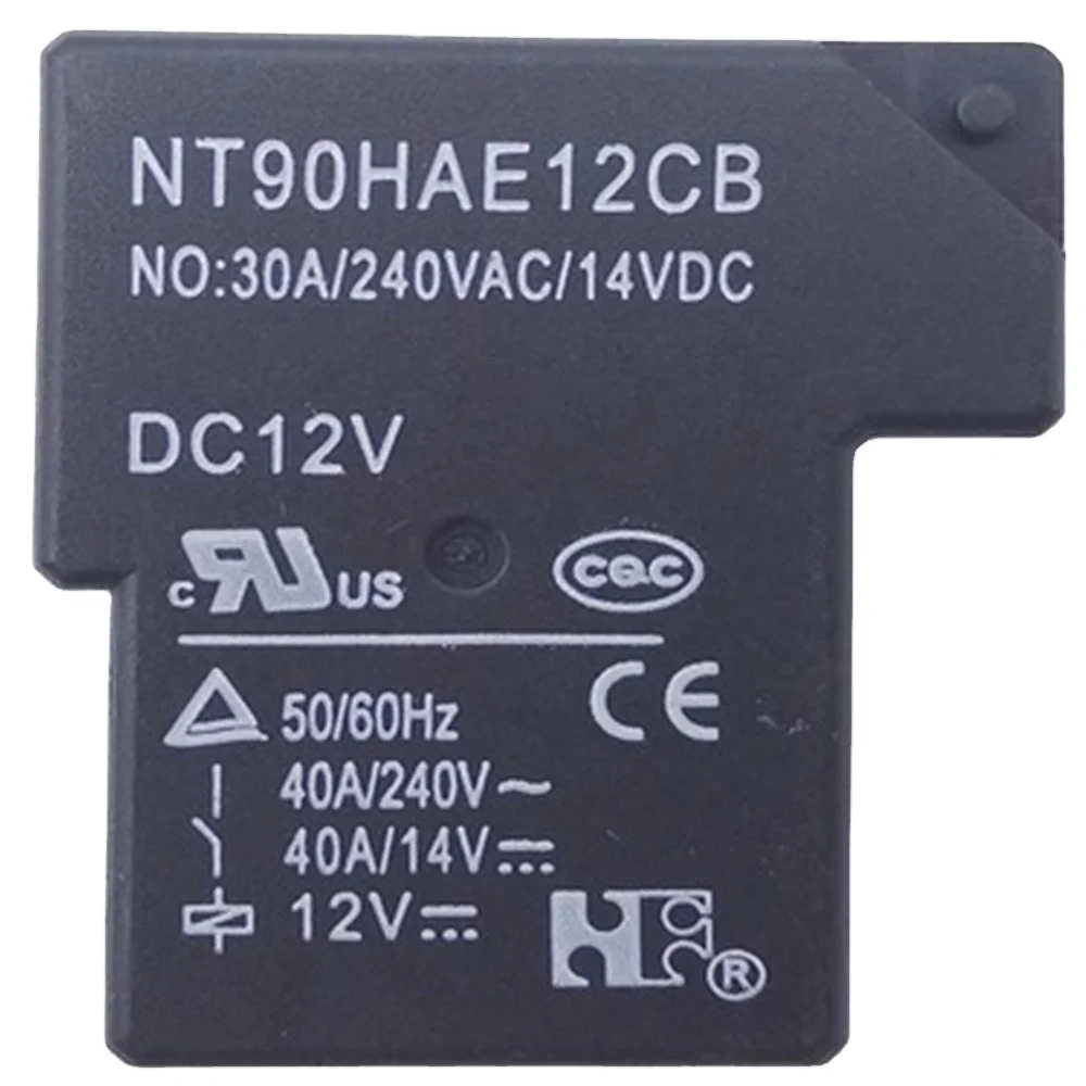 Electronic components power relay  12V 40A DIP 5Pin NT90HAE12CB For air automotive conditioning