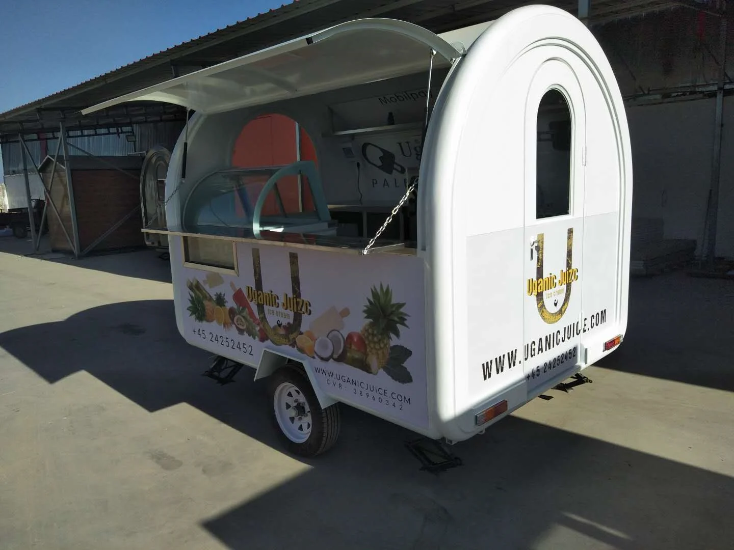 Американская корзина для еды нового дизайна и уличная корзина для еды Shawarma с подставкой для еды для продажи закусок в США