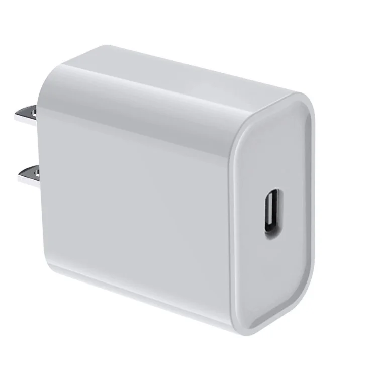 
Ice-Bingo 18W PD Type C Quick Charge Fast Charger US Plug Single USB Port For iPhone US Plug Wall Charger 