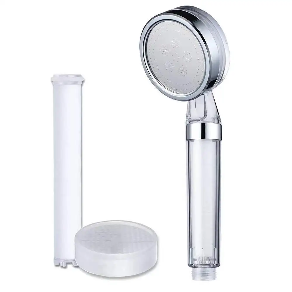 Hot Water Saving Handheld Eco Ionic Filter Shower Head With Minerals PP Filter