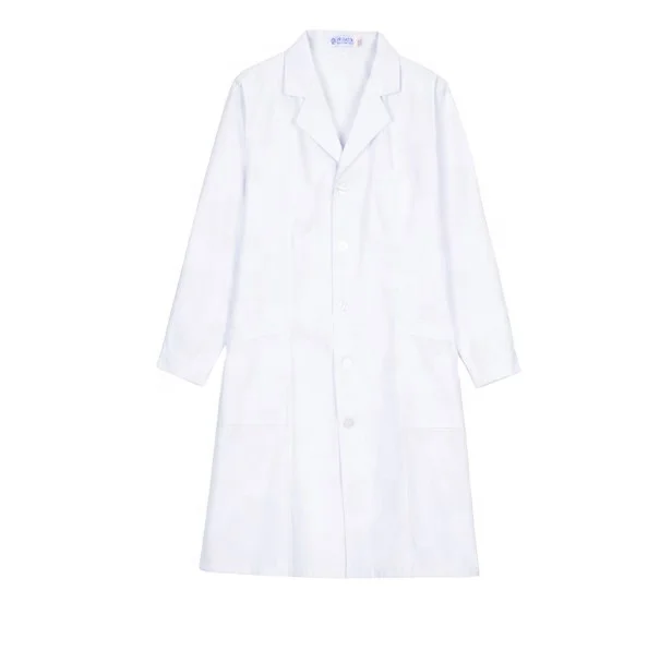 White Medical Hospital Lab Uniforms Dropshipping Doctor Nurse Lab Coats White Laboratory Coat
