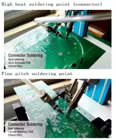 Automatic 5 axis soldering robot PCB COF package drawing welding machine