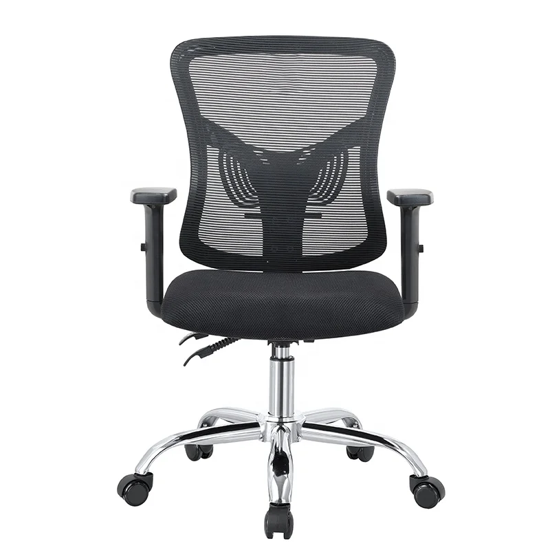 No foldded and mesh seat ergohuman office swivel chair  with wheels in office furniture