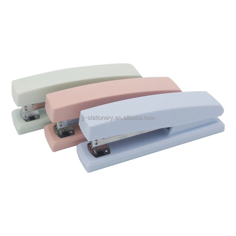 H-TONE High Quality Basic Style Cute Kawaii Portable Paper Stapler Set For Office School