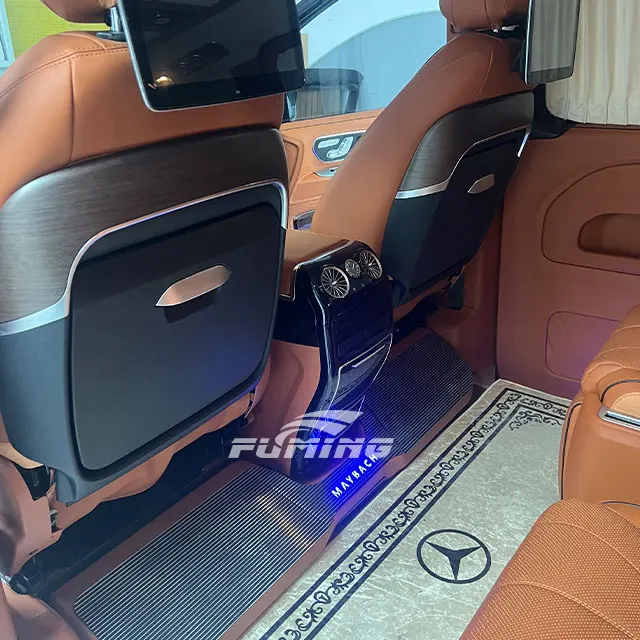 For Mercedes Benz Vito Automotive Internal Modification V-Class Installation Original Peach Wood Pattern Table Panel