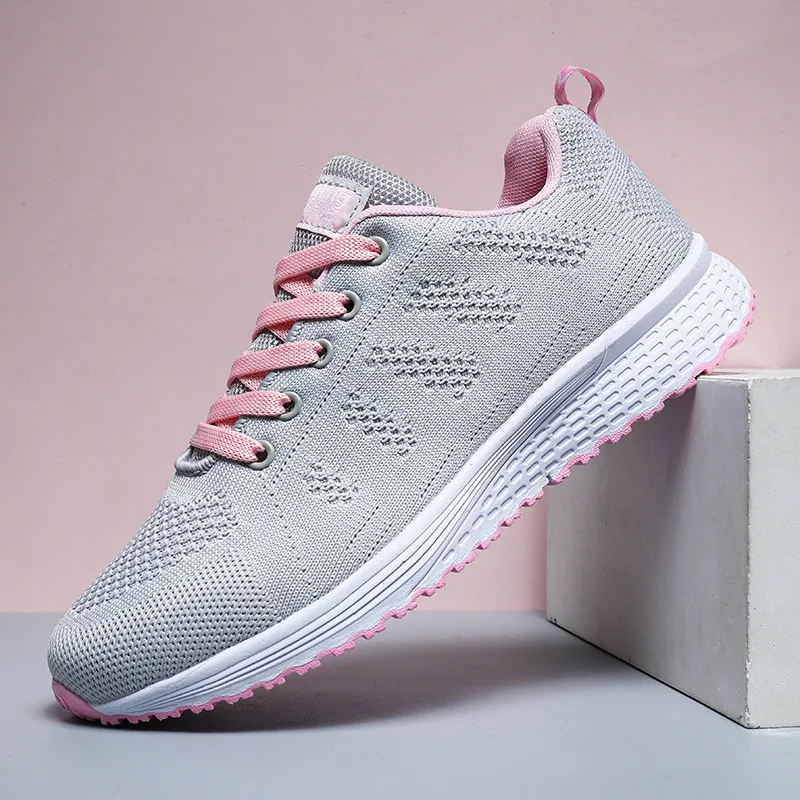 Womens Walking Tennis Shoes - Slip On Memory Foam Lightweight Casual Sneakers for Gym Travel Work