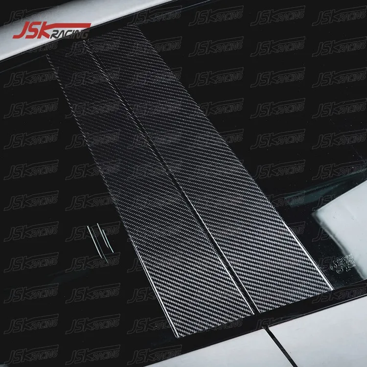 DRY CARBON FIBER B C PILLAR (8 PCS) FOR 2014-2017 PORSCHE MACAN