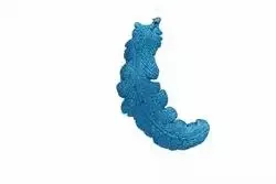 Design Christmas Feather Pendant Plastic Decorative Hanging Ornaments for Home and Party Decoration Xmas Clip Shape