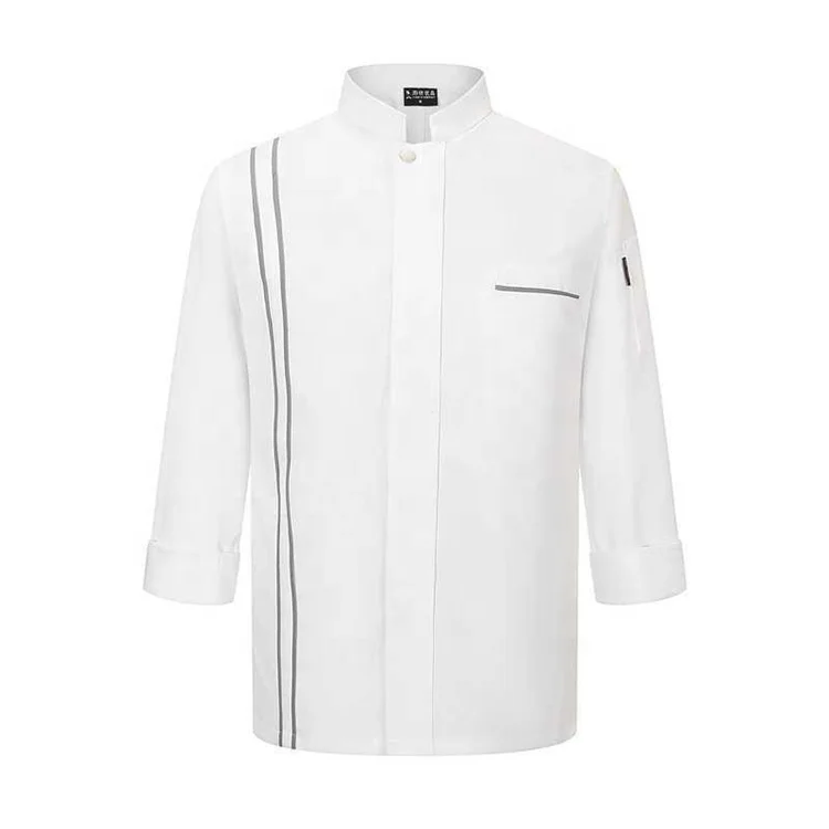 
Restaurant Kitchen Hotel Cookwear Catering Uniform Overwear Breathable Chef Uniform Jacket Casual Chef Coats 