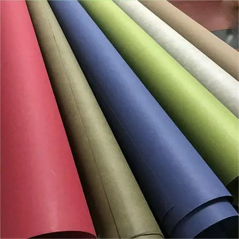 Reusable Hand Washed White Kraft Paper  Waterproof Fabric Material Solid Colored Washable Kraft Paper