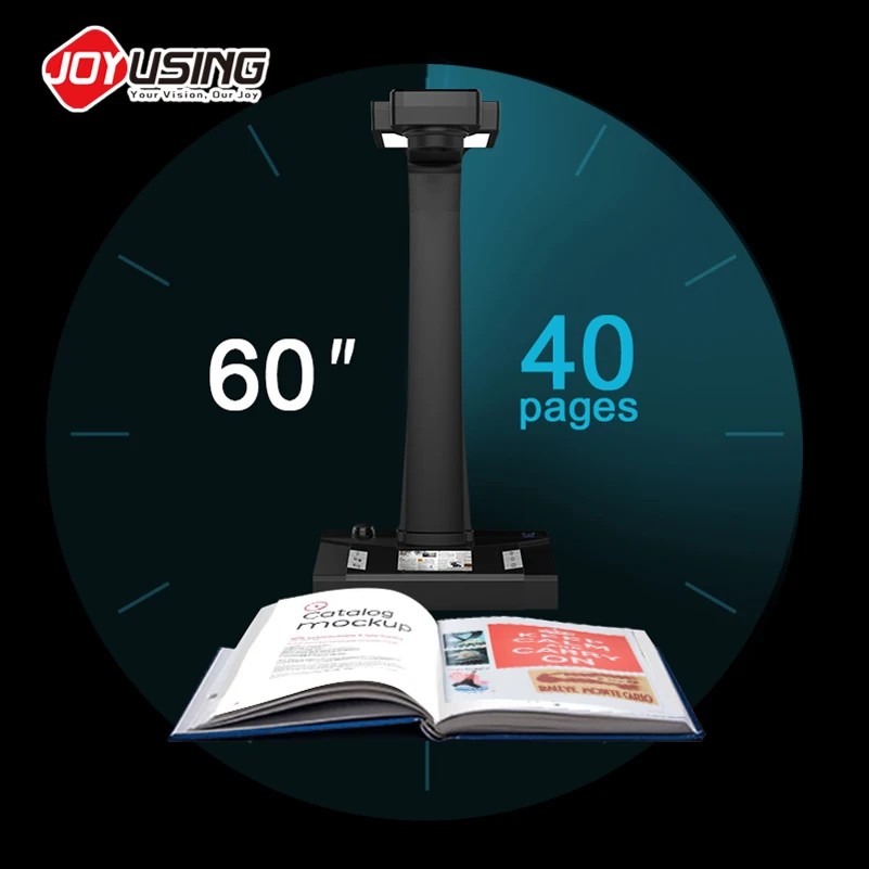 Joyusing V160 Pc Free Powerful Ocr Supporting High Resolution A3 Book Scanner Document Camera Pdf Reader