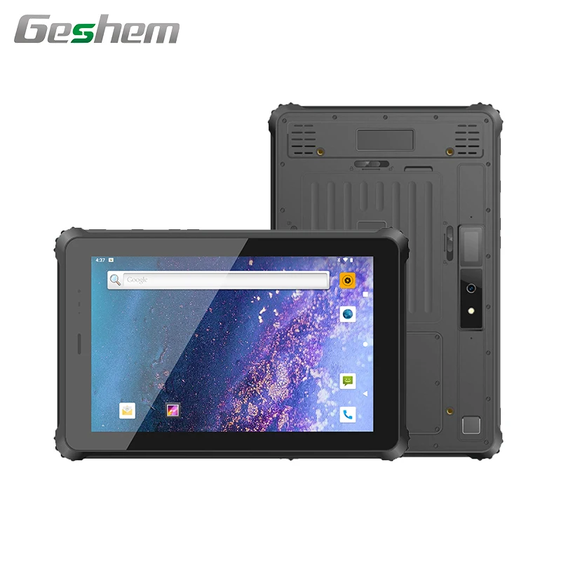 10 Inch 4G Lte GPS WiFi Ip67 Waterproof Shockproof Fingerprint Barcode Scanner Touch Screen Android Industrial Rugged Tablet PC