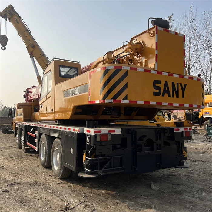 SANY STC500 50ton 50tons 50 ton 50t 55t 70t 75t 80t 90t 100t 110t 130t used secondhand telescopic boom mobile truck crane
