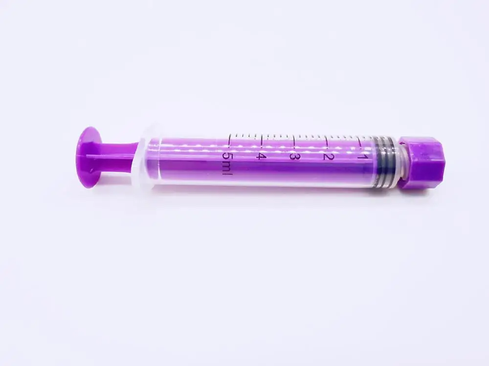 5ml luer lock syringe with cap/5ml oral syringe