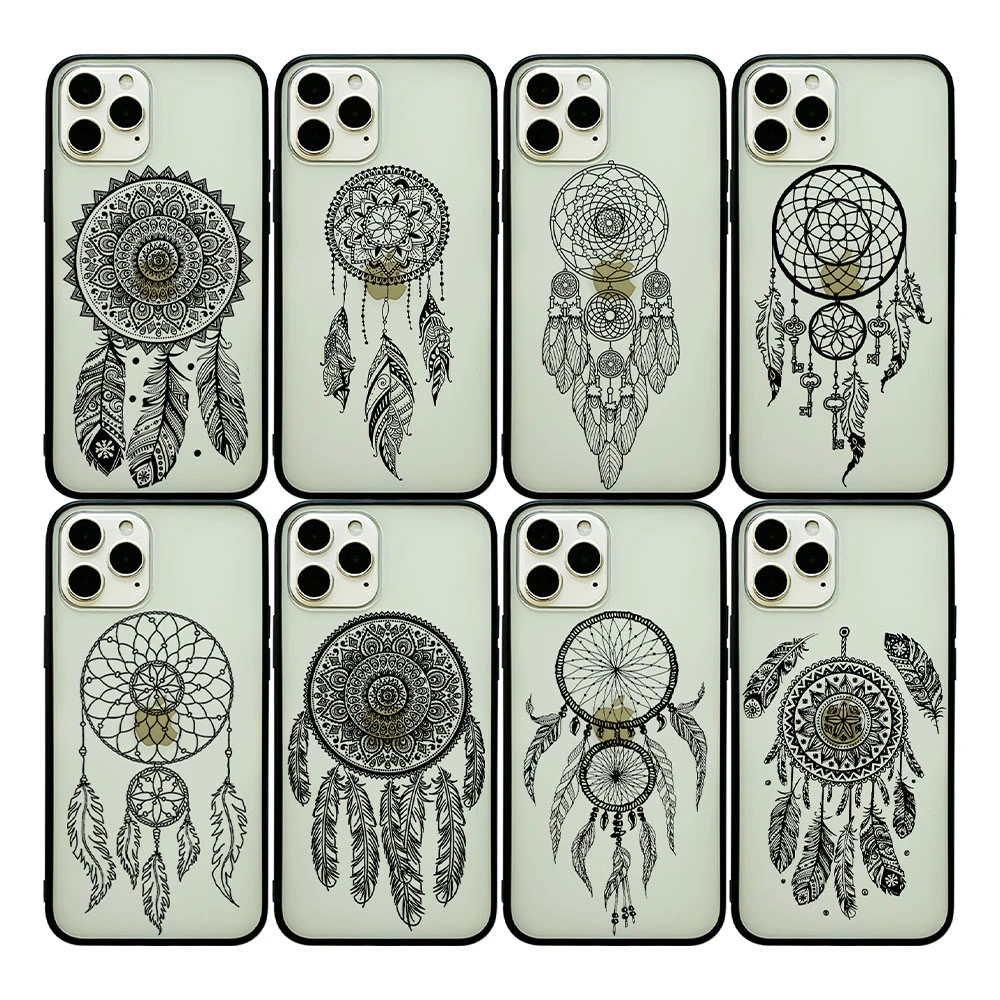 Dreamcatcher lace TPU PC Mobile phone Case For iphone 12 pro max