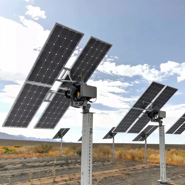 Factory Solar Tracking System 12KW Dual Axis Solar Tracker Sun Tracker