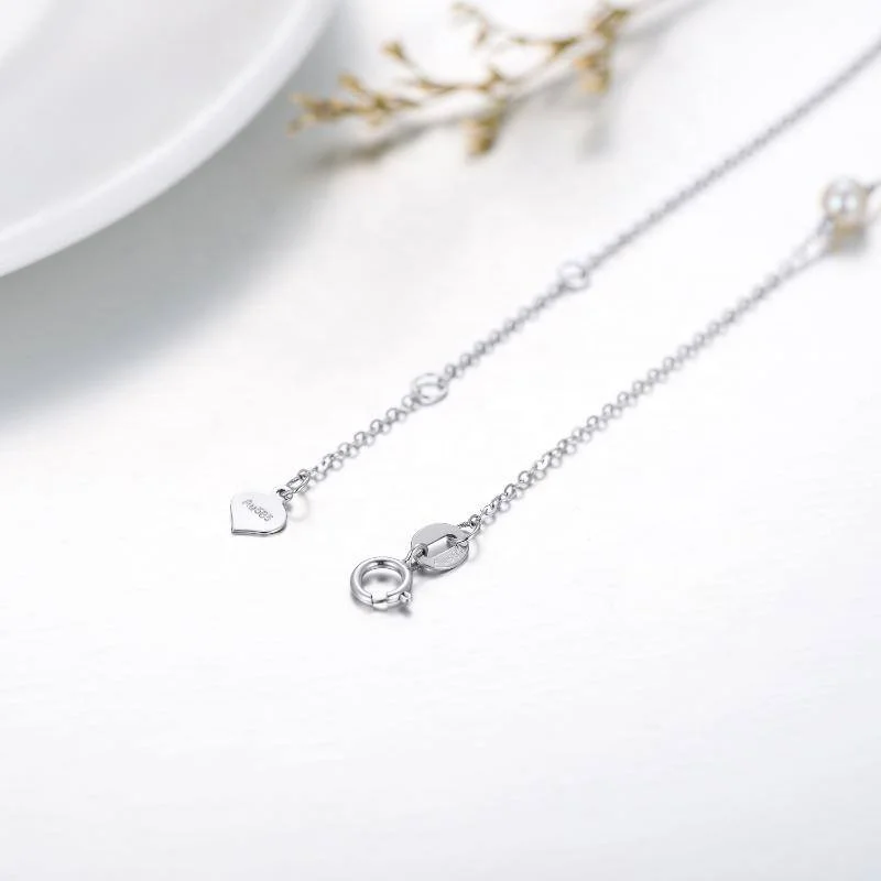 Модные женские ювелирные изделия на заказ 10k 14k золото Пресноводный Культивированный гипоаллергенный жемчуг Бесконечность ножные браслеты