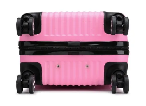 Hot sale ABS PC Rolling roller Trolley Suitcase abs cabin carry-on hard  case bag travel travelling suitcase luggage