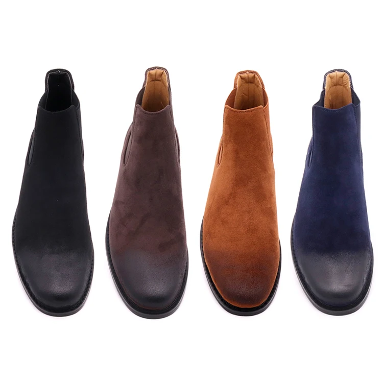 
China Factory Custom Ankle Chelsea Casual Boot Shoes Men Leather, Mens Boots On Sale 