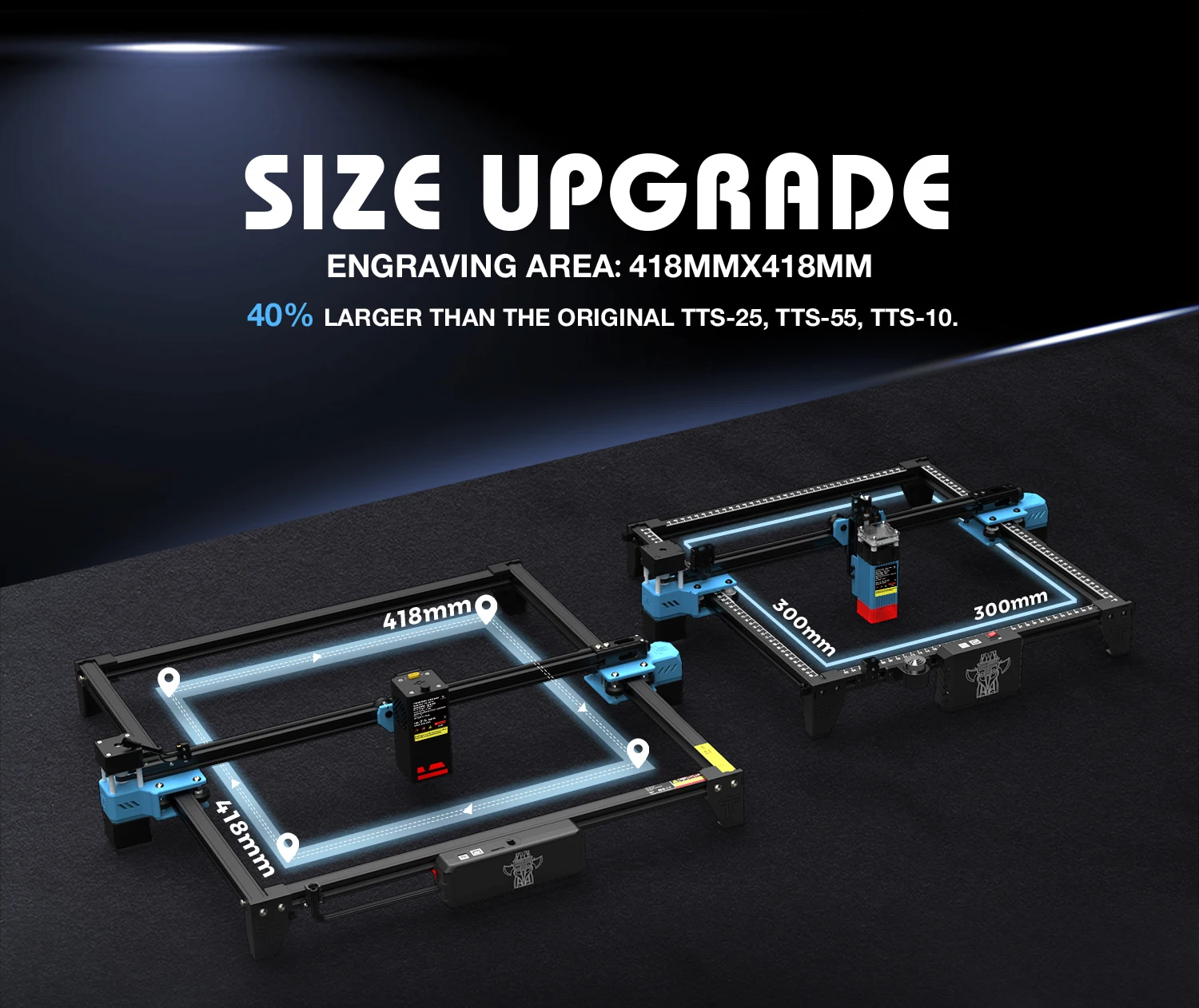 Factory price TWOTREES TTS 20W Pro Highly Accurate Cutting DIY Engraving  Engraver Laser Equipment