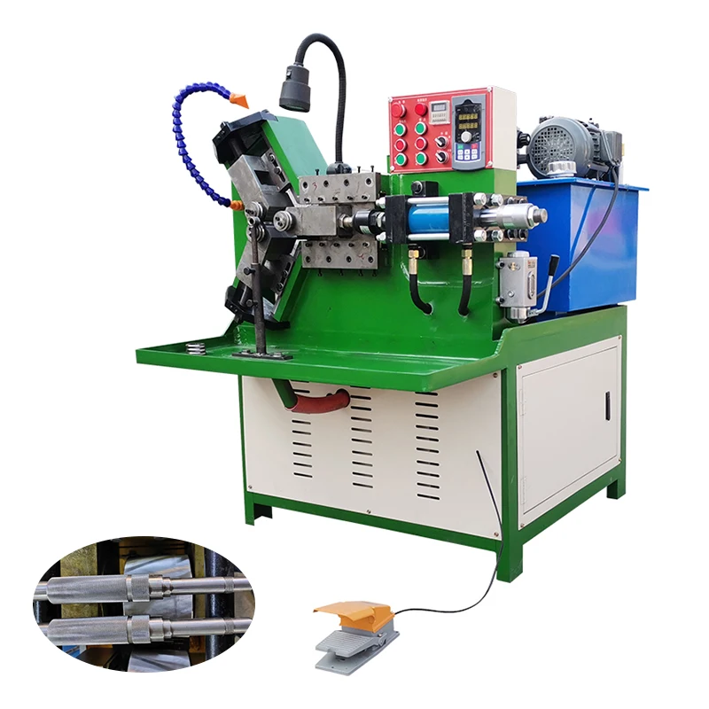 Steel bar straight thread rolling machine/three roll machine thread/hydraulic thread rolling machine