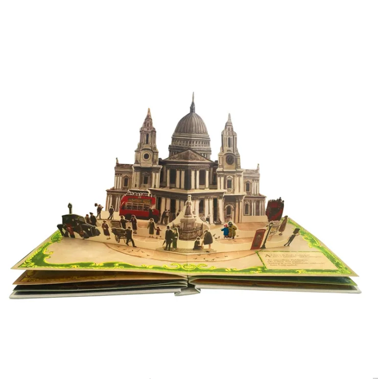 New Design cartoon children popup book print service