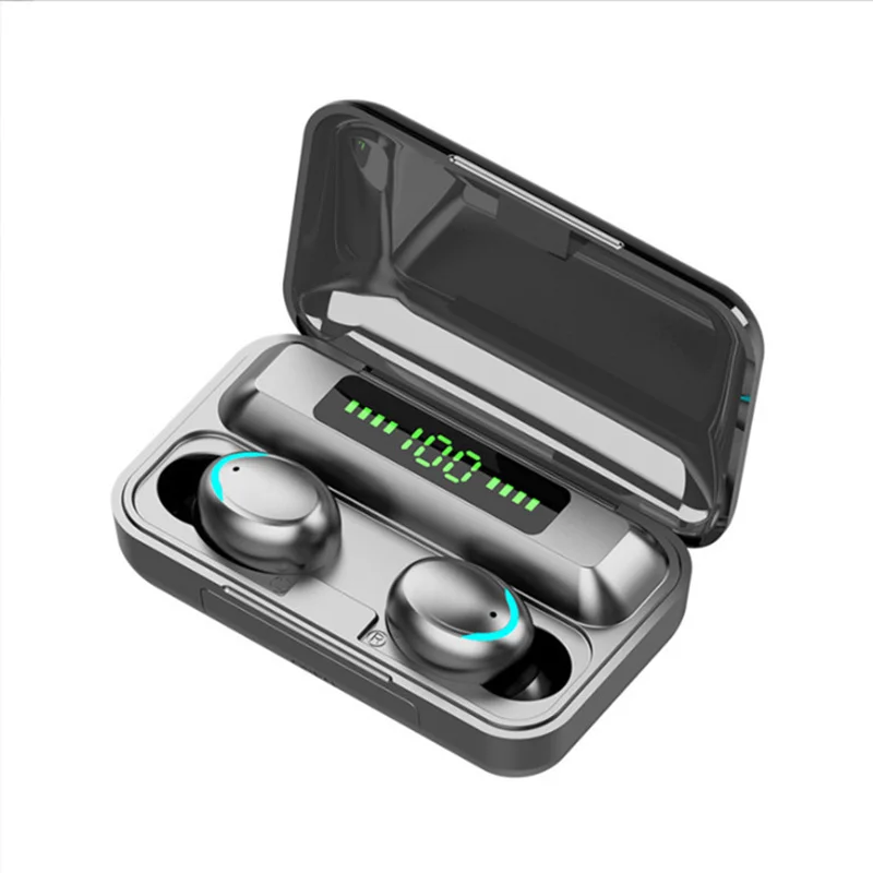 F9 Tws Auriculares BT5.1 In-Ear F9-5c Ture 8d Audifonos Mini 2 In 1Earbuds Wireless Sports running Headphones
