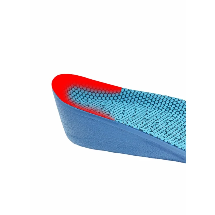 Comfort Orthopedic Comfortable Pu Sneaker Half Shoes Invisible Orthopaedic Height Increase Insole For Foot Pain Relief