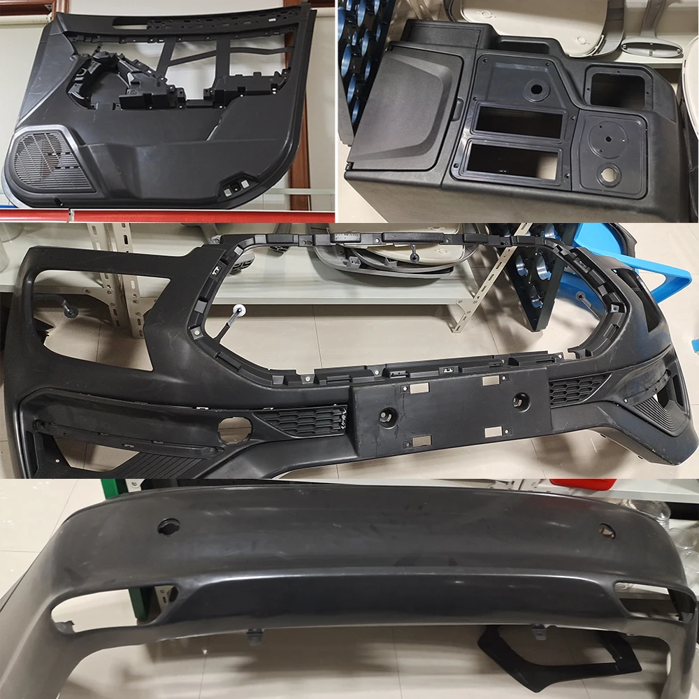 Injection Plastic Car Bumper Guard  Mould Cast Part Car Mould Maker Injection Molding Products