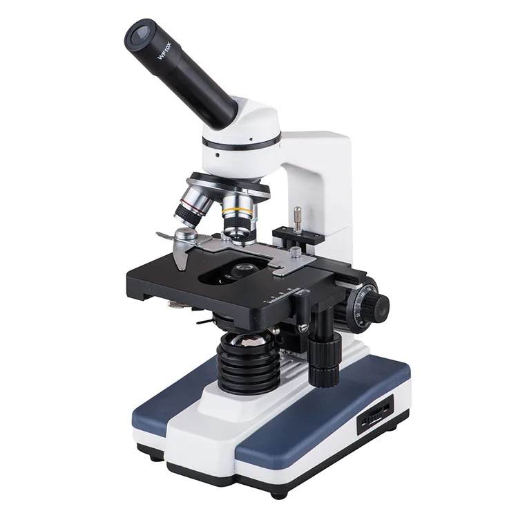 10X-100X monocular head medical and laboratory science microscope for sale