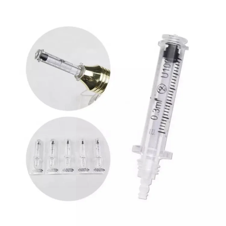Filler Disposable Sterile Pen Ampoule Head  0.3ml  0.5ml Ampoules For Pen