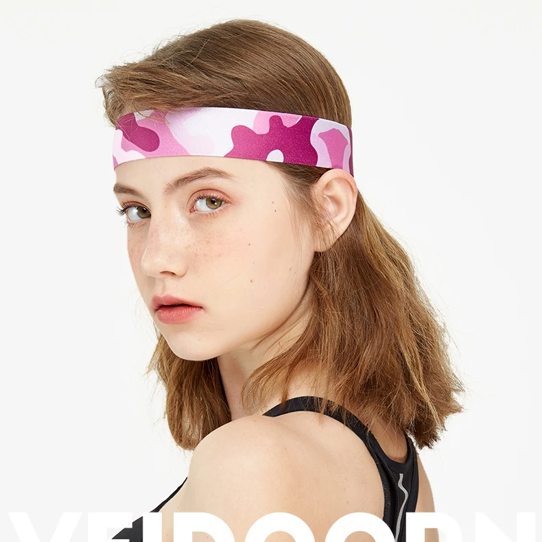 Elastic Moisture Wicking Thin Sports Headbands Sweatbands For Running Yoga Gym Fitness