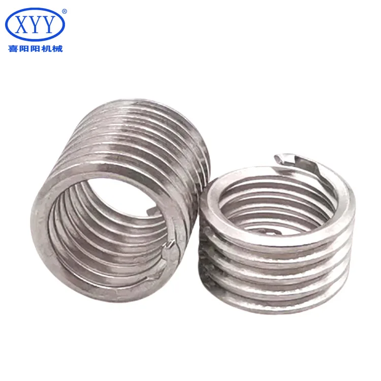 HB5201-1989 Standard ST2*0.4*2.5d Tailless Screw Insert 304 Stainless Steel and Brass Thread Inserts for Various Purposes