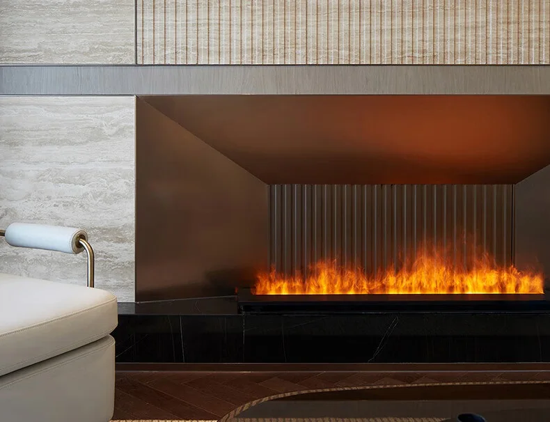 Manufacturer Supply Custom Size 3D Atomization Electric Water Steam Fireplace Luxury Interior Decor Vapor Fireplace