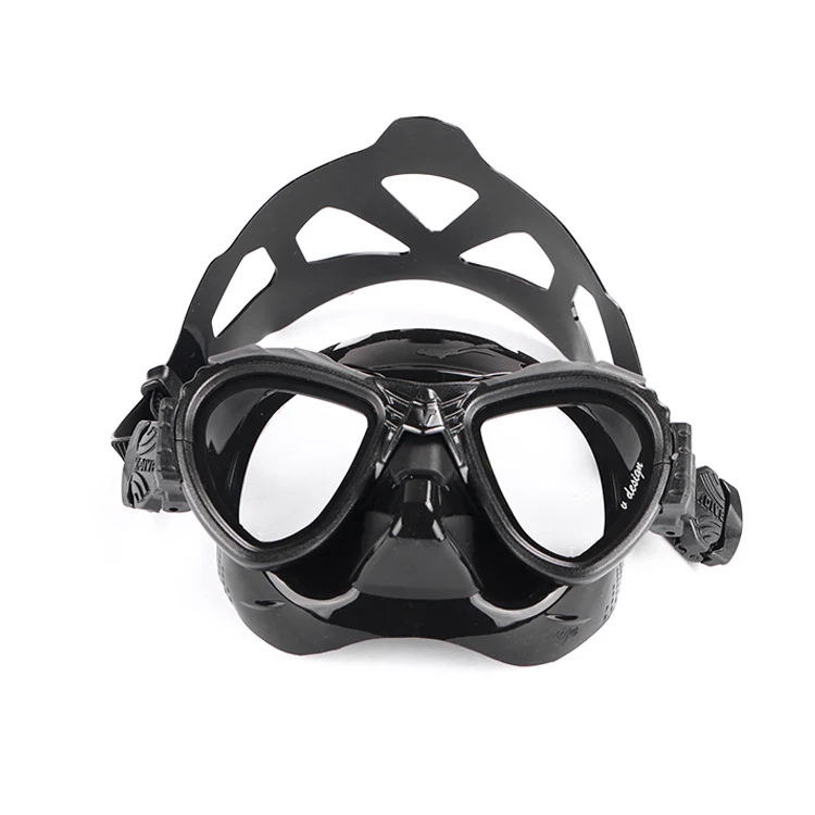 2021 PC frame silicone ear antifog diving mask