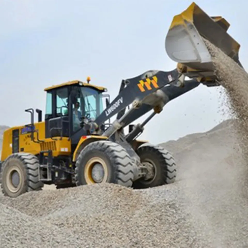 China Manufacturer Xuzhou Factory Price mini 6 Ton Front Wheel Loader Lw600fn Lw600fv 3.5m3 Bucket Shovel Wheel Loader for sale