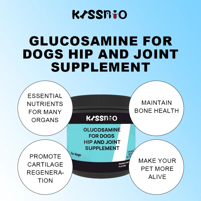 Supplement for Dogs with Chondroitin Turmeric Dog Joint Supplement with Vitamin E for Small Large Breed & Senior Dogs