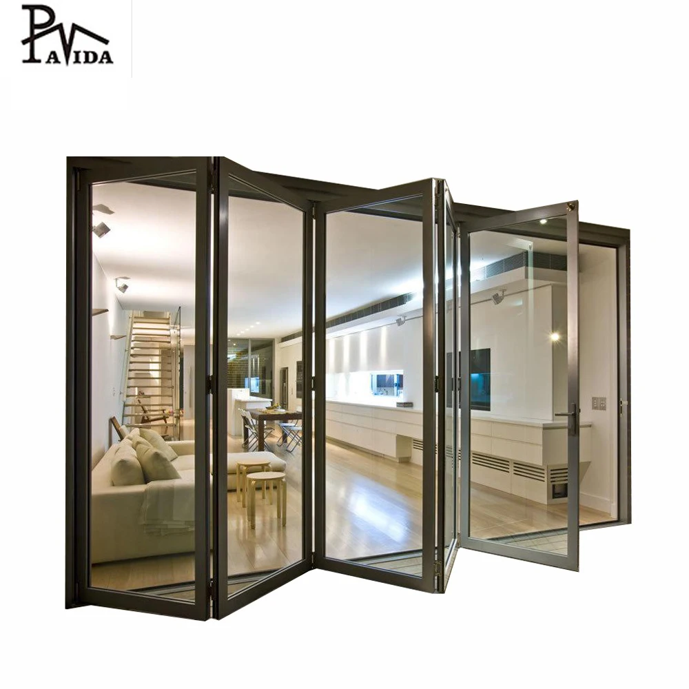Bi-Folding Door For Houses Interior High Quality Folding Door Home Office OEM/ODM Custom