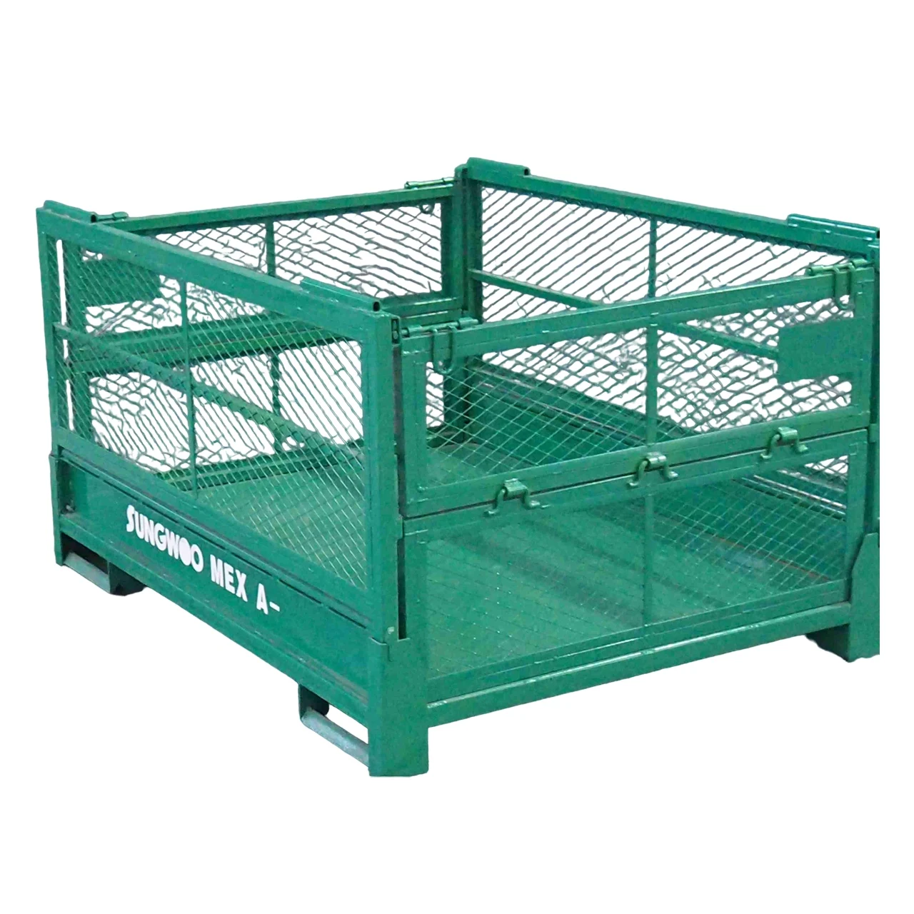 BHK53 Professional Stackable Tiers Black Mesh Rolling Wire Cart With low Price