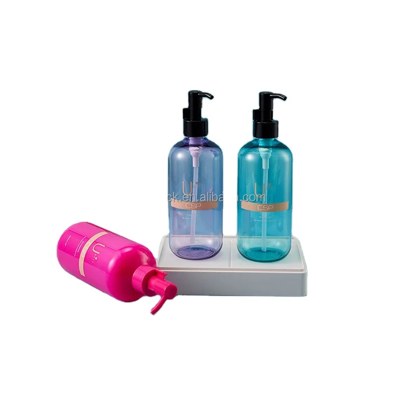 Boston 200/250/300/400/500ml Hair Oil pump bottle Bathroom hotel Set cosmetic packaging